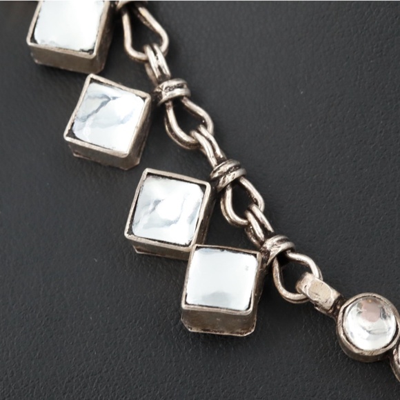 Amrapali Sterling Silver Glass Necklace - Picture 2 of 6